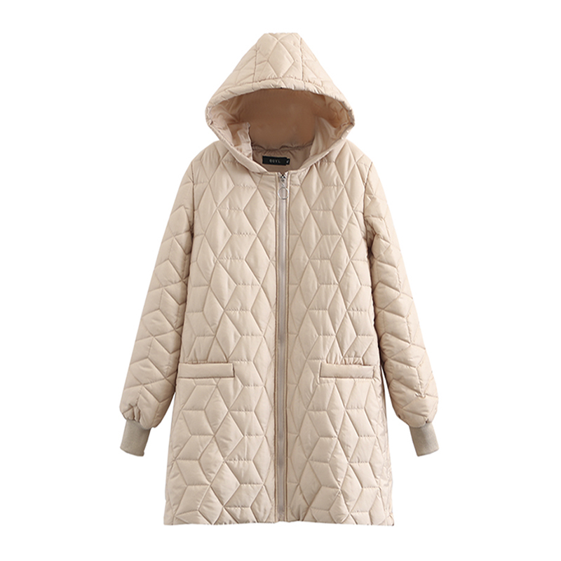 Abrigo de para mujer, Parka fina informal a prueba de viento, chaquetas largas con capucha para mujer, de Primavera y otoño,