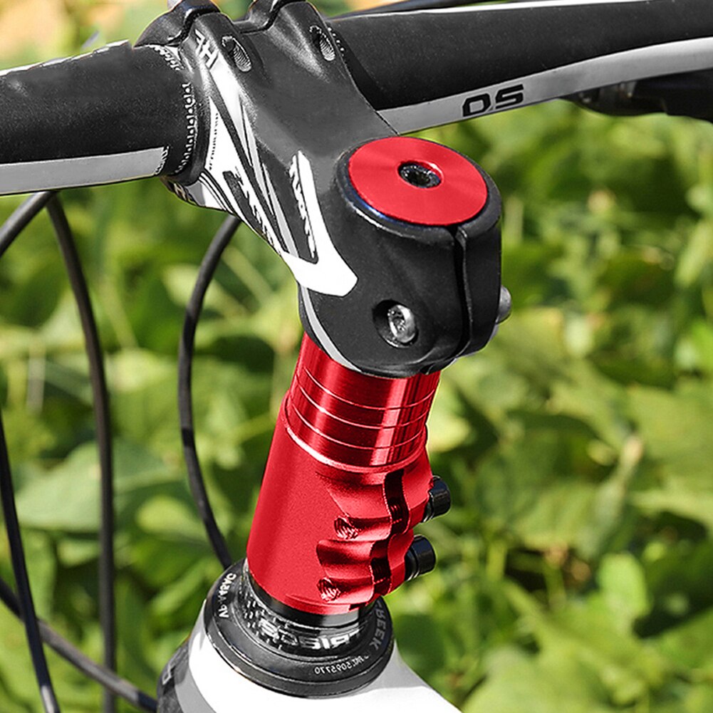 Road Bike Handlebar Stem Extender Bicycle Handlebar Stem Extension Adaptor Aluminum Alloy Bike Handle Bar Riser