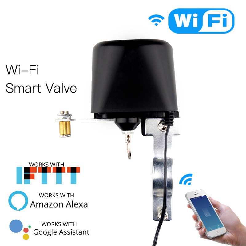 Wifi smart vandventil home automation system ventilstyring til gas eller vand stemmestyring arbejde med alexa echo til google home