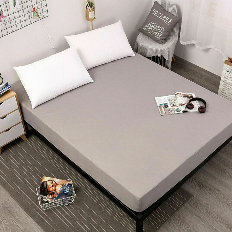 Thuis Bed Pad Hoeslaken Machine Wasbaar Waterdichte Matras Cover Protector Cover Waterdichte Anti Huisstofmijt Ademend