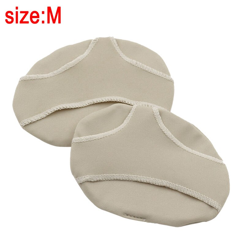 Komfortable Silikon Gel Halbe Elle Pads für Entlasten Druck Antislip Schutz Linderung Fuß Schmerzen Antalgic Massage Einlegesohlen: 2Stck M