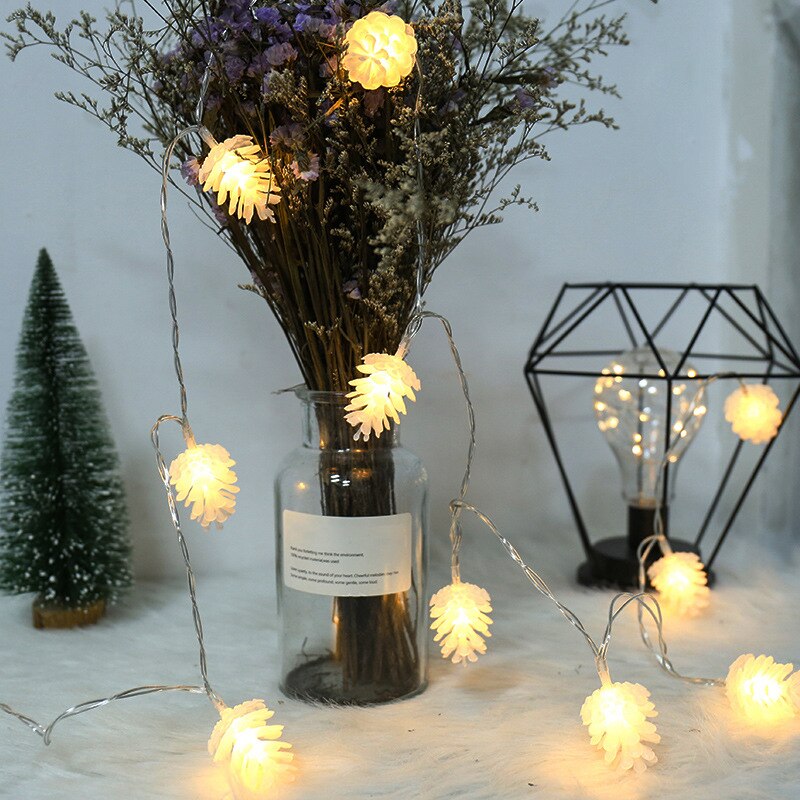 3 Meter 20 Licht Kerst Dennenappels Led String Lights Battery Operated Kerstverlichting Indoor Outdoor Decor Thuis Ornament