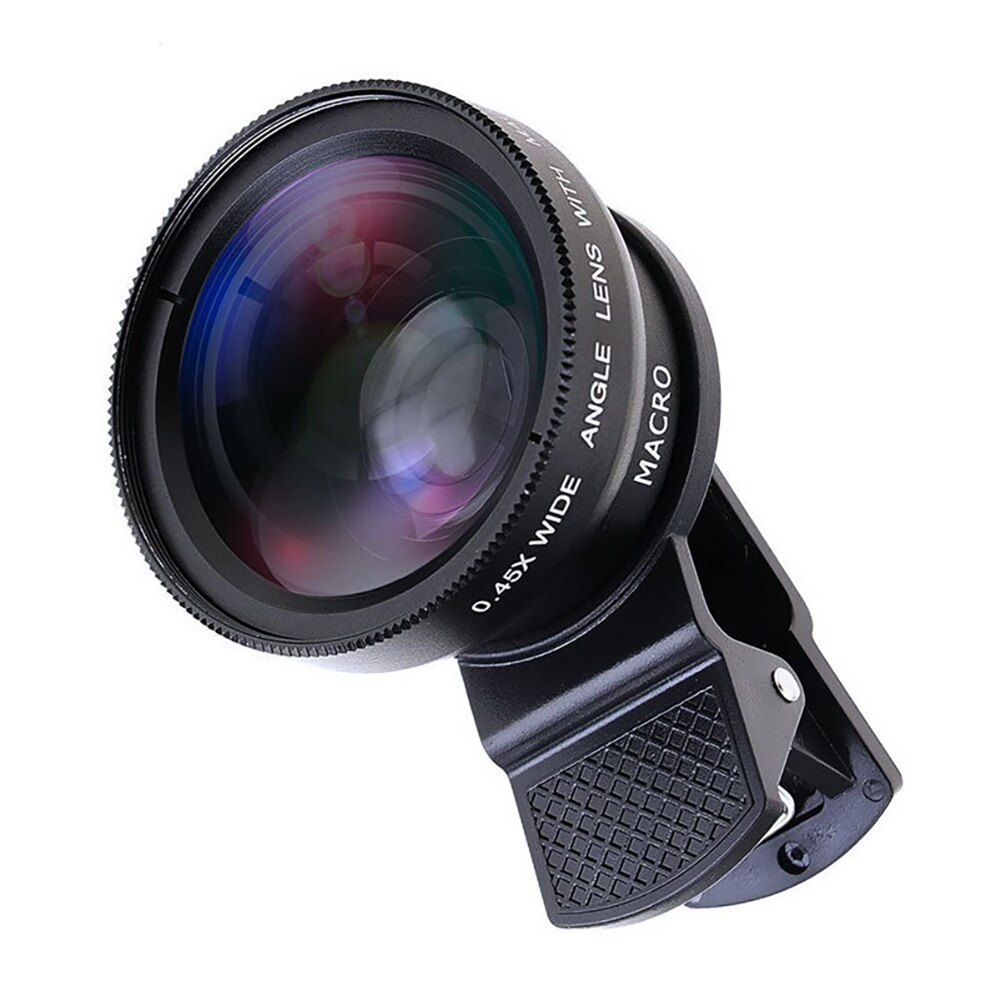 and HD Phone Camera Lens 2 in 1 Lens 0.45X Wide Angle and Macro Lens Phone Camera Replacement Len