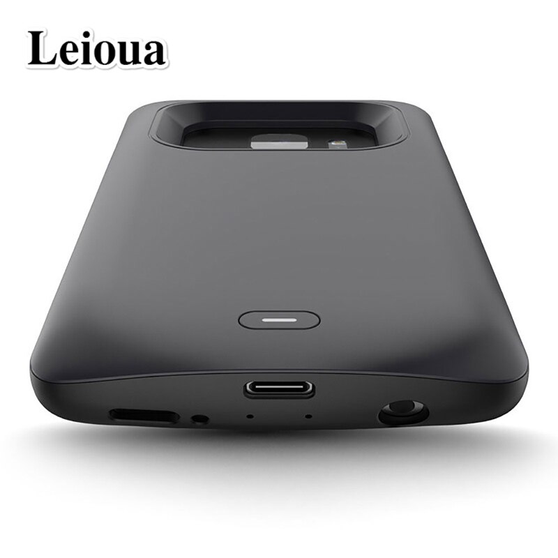 Leioua 7000 mah batterijladerhoes voor samsung galaxy note 8 note 10 pro powerbankhoes voor samsung note 8 note 9 batterijhoes