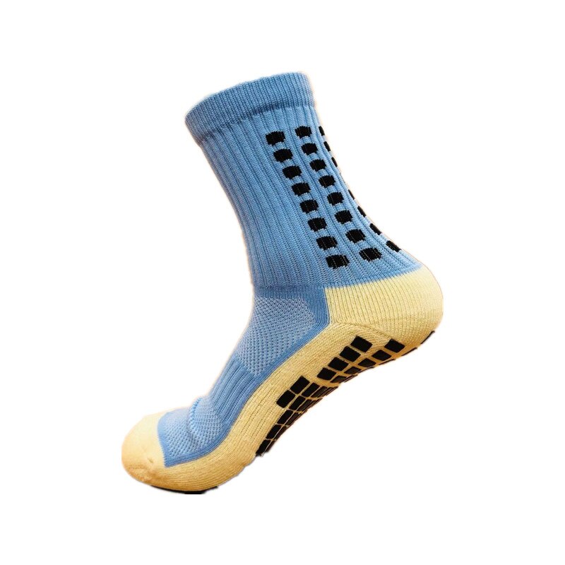12 Colors Football Socks Anti Slip Soccer Socks Sports Socks The Same Type As The Trusox: sky blue