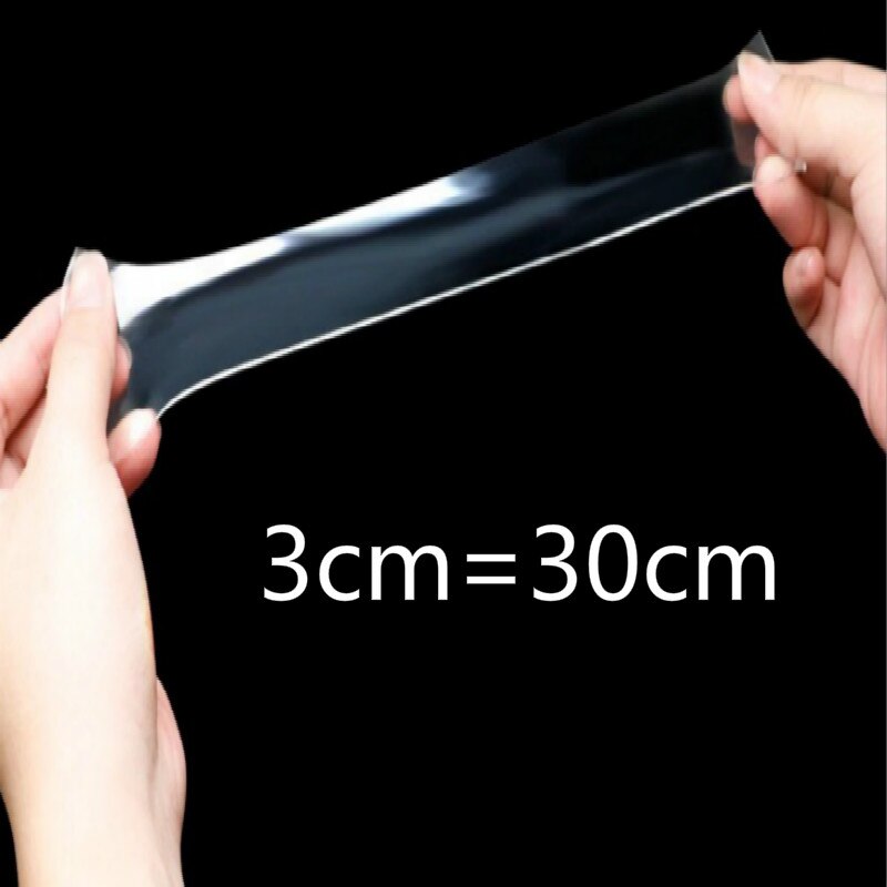 1M/3M/5M Dubbelzijdig Tape Transparante Nano Tape Magic Tape Dubbelzijdige Lijm tape Waterdichte Tape Notrace Herbruikbare