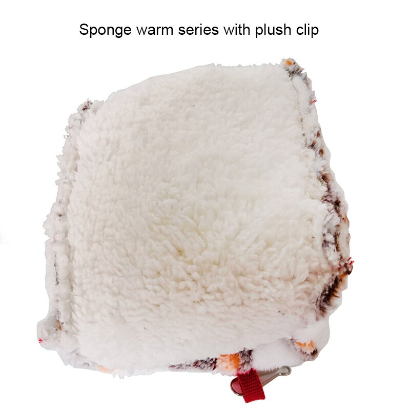 Couverture chaude Hamster en peluche Hamster maison miel lit sac de couchage perroquet diable écureuil Mini hérisson nid Cage pour animaux de compagnie fournitures