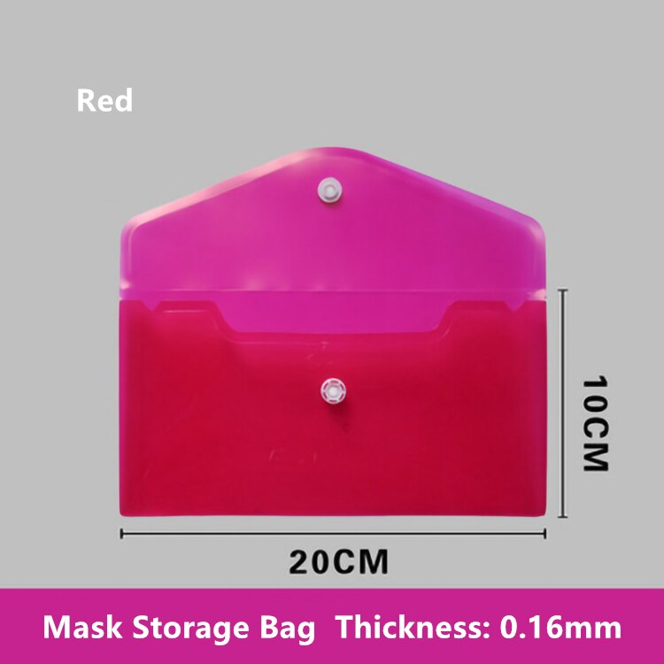 tragbare Staubdicht Und Feuchtigkeit-beweis Abdeckung Halfter fallen Gesichtsmaske Halfter Gesicht Masken Lagerung Tasche: 03