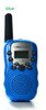T-388 Dual 2pcs Adjustable Mini Portable LCD 5KM UHF VOX 2-Way Multi Channels Car Auto Radio Wireless Travel Walkie Talkie: Blue