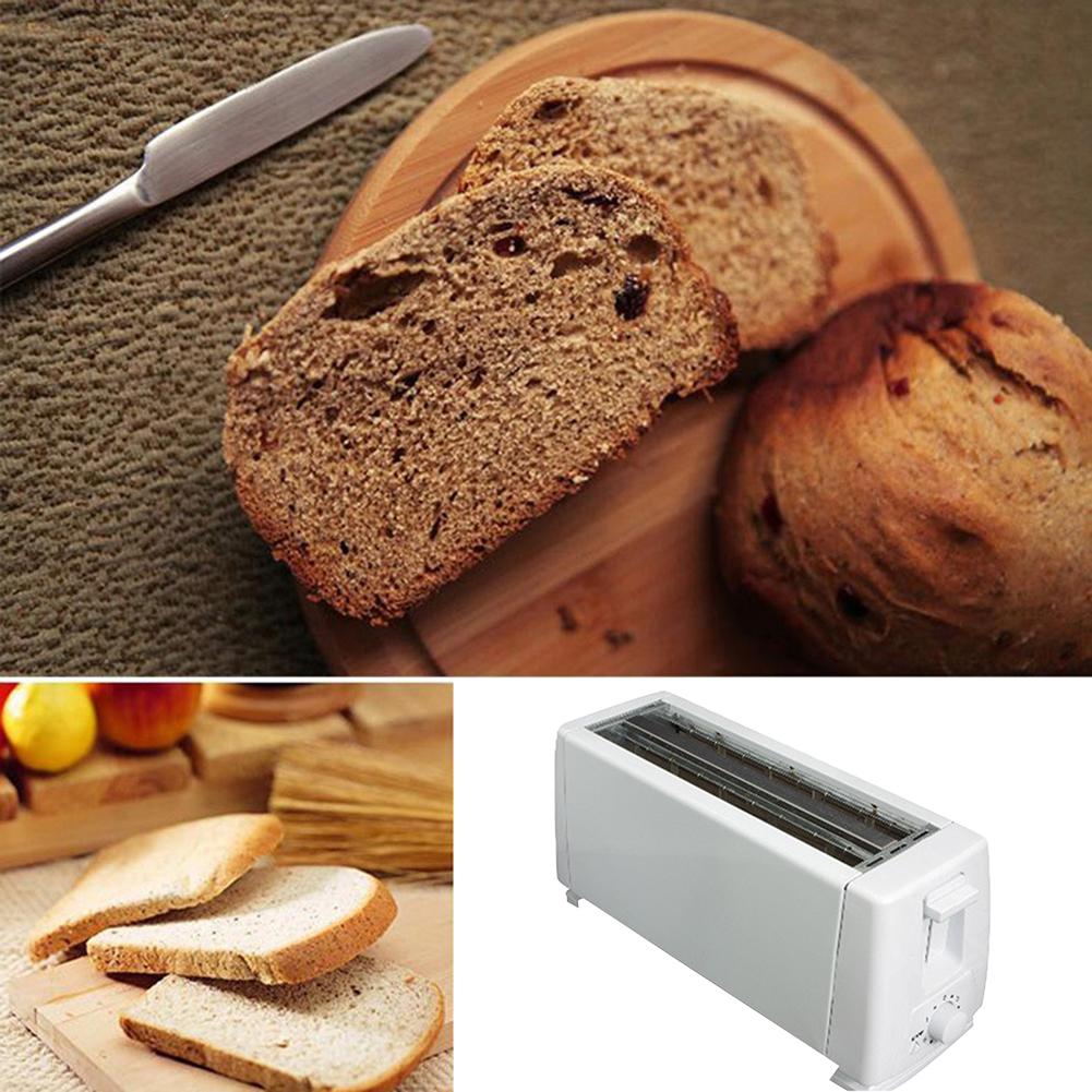Tostadora rápida para el hogar, máquina para hacer pan, sándwich, 4 rebanadas, con ranura ancha, 1300W