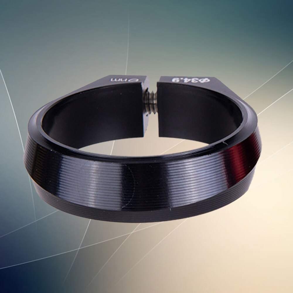 1 pc fiets zadelpenklem racefiets buisklem aluminiumlegering zwart/rood