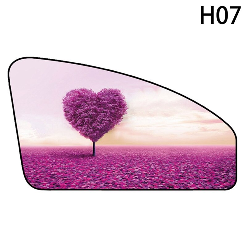 Cartoon Astronaut/Dolphin/Lavender/Tropical Rainforest/Van Gogh Starry Sky Magnetic Car Cover Sunshade Curtain Window Sun Visor: CAR13592H07