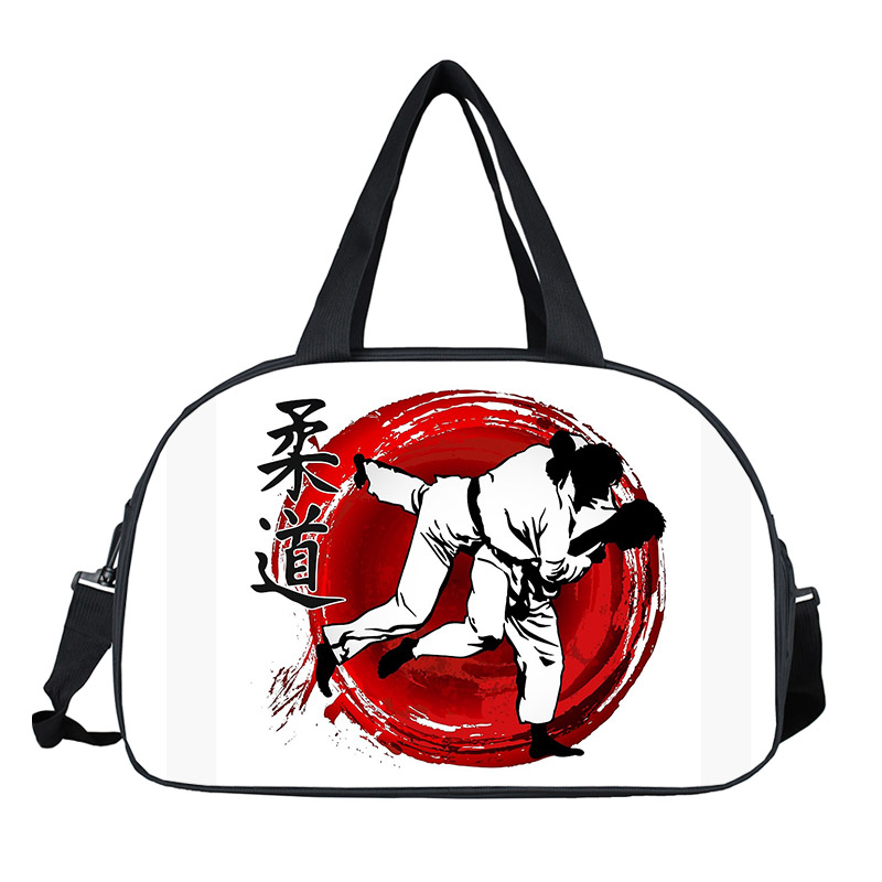 Cool Martial Art Judo / Taekwondo / Karate / Aikido Travel Bag Women Men Handbags Multifunctional Duffel Bag Shoes Holder: dsttaekwondo01