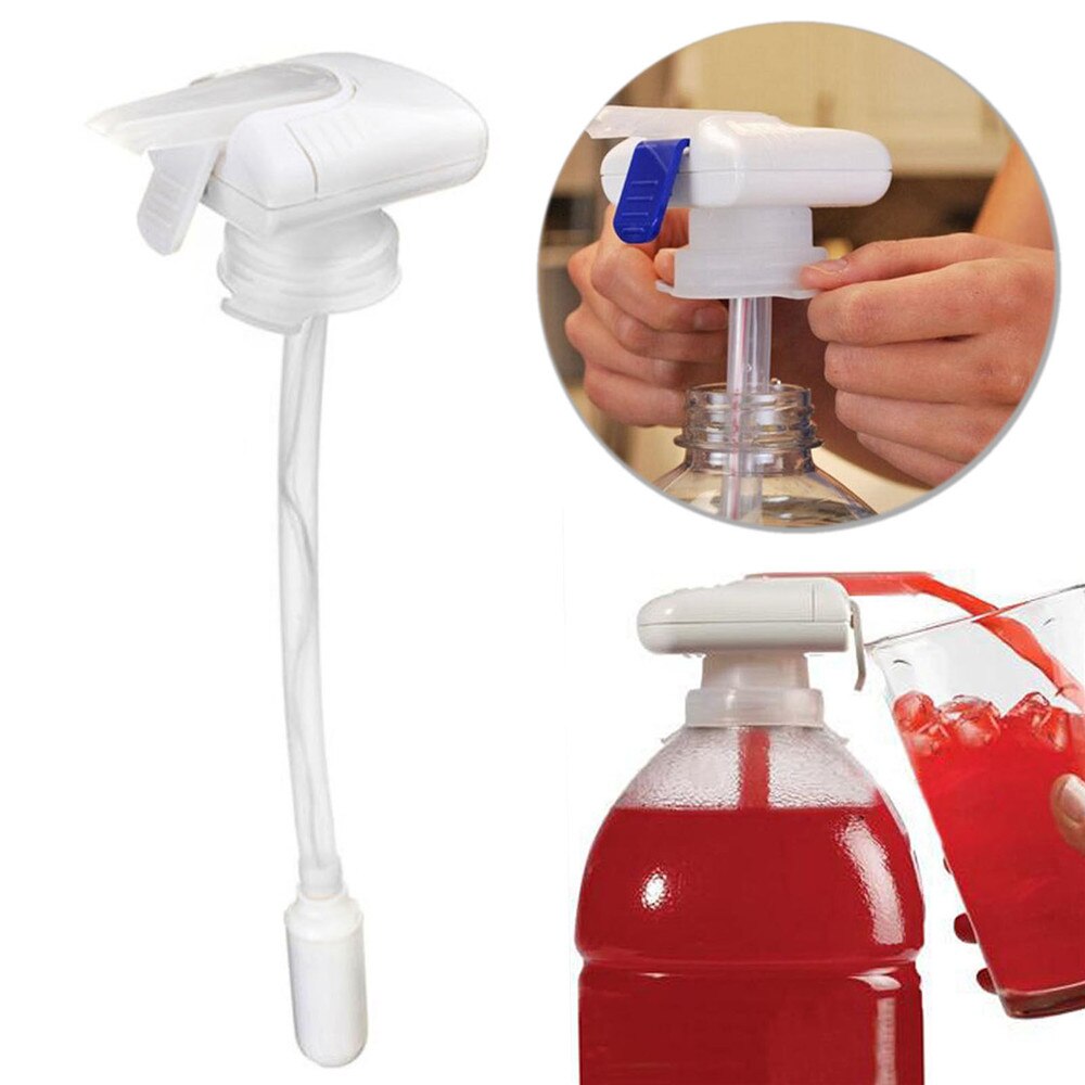 Plast hög magisk kran pumpenhet elektrisk automatisk vatten dryck dryck spill bevis mjölk juice dispenser hem viktigt