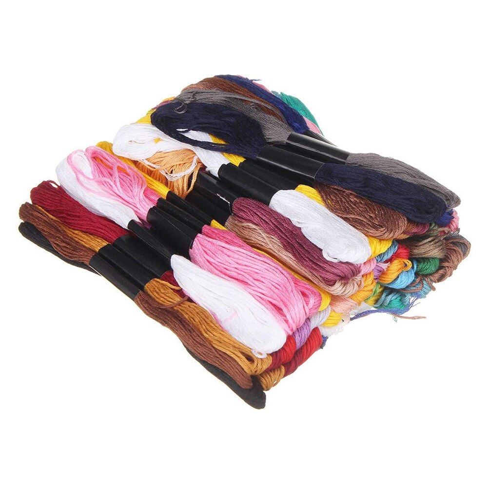 71 pièces stylo à broder magique poinçon aiguille point de croix broderie couture accessoire outils Kit 50 écheveaux 21 outils aiguilles