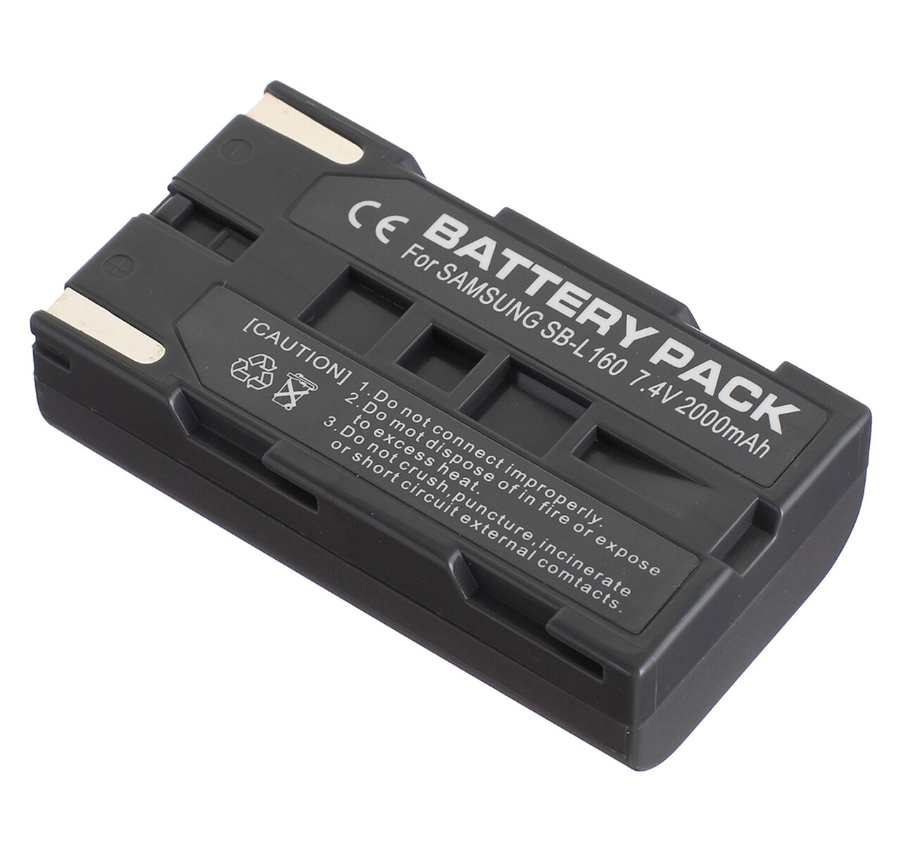 Rechargeable Lithium-ion Battery Pack for Samsung SB-L110A, SBL110A, SB-L160, SBL160, SB-L320, SBL320 2000mAh: 1x SB-L160 Battery