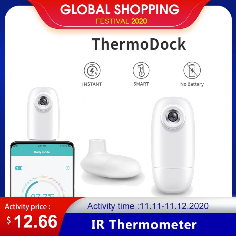 Non-contact Contactless IR Infrared Sensor Forehead Body/ Object Thermometer ONLY Replacement for OTG Function Android System