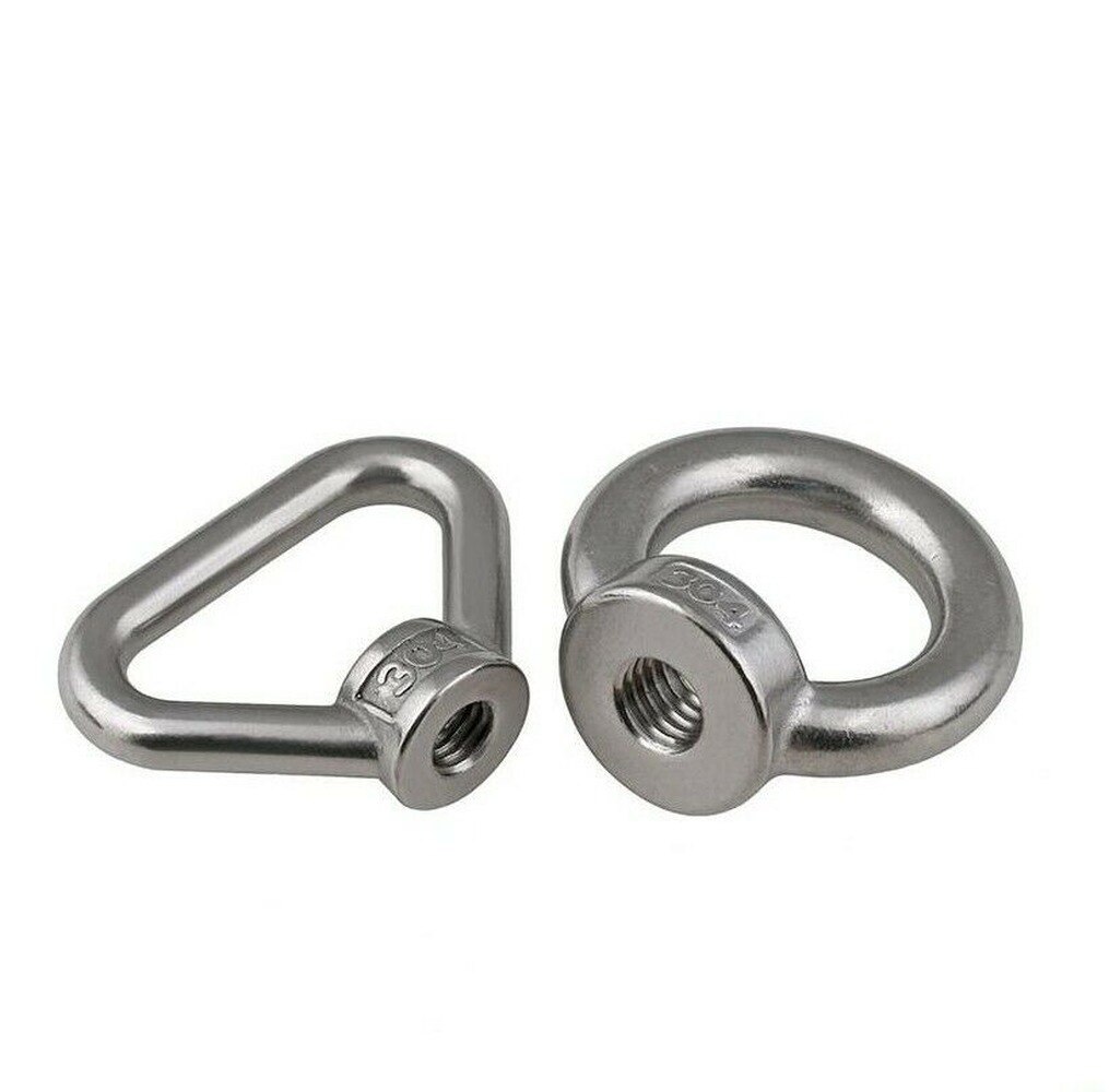 304 stainless steel eye nut M3-M24 Round Ring Nut / M8-M24 Triangular Ring Nut