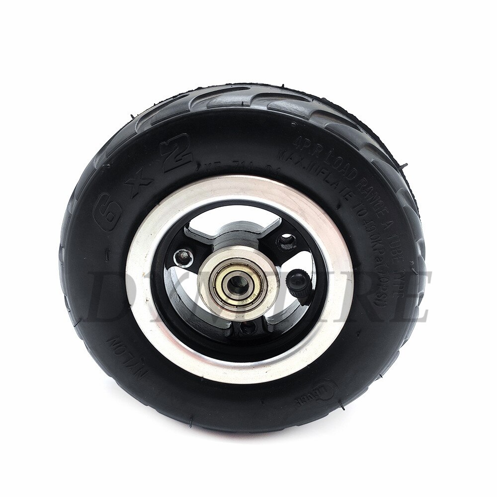 Pneu gonflable de la roue 6x2 de 6 pouces pour le Mini chariot électrique de Scooter épaissi le pneu intérieur et extérieur de résistant à l'usure: wheel