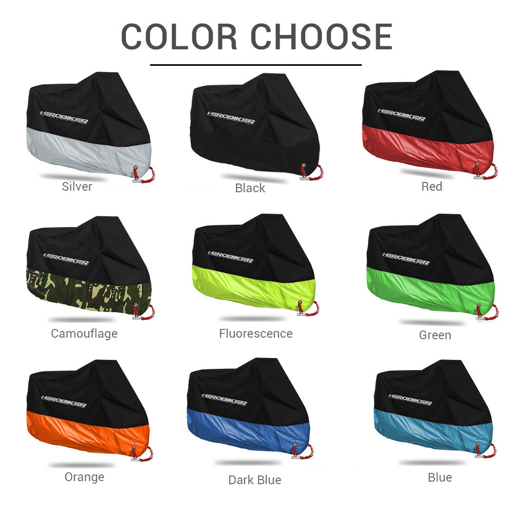 Nueva Funda para motocicleta, Funda para Moto, cubierta para lluvia, impermeable, a prueba de polvo, cubierta protectora UV, abrigo para interiores y exteriores, Funda para Scooter y Moto