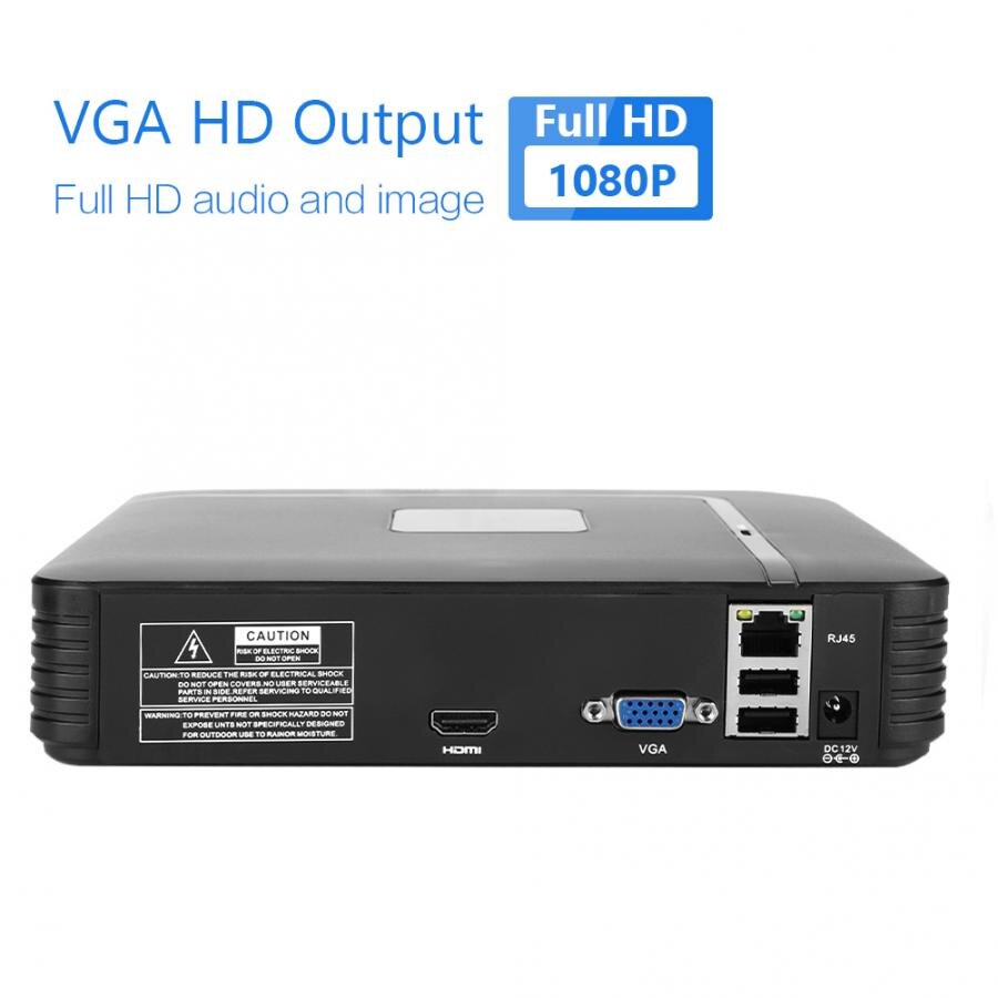8CH Full HD CCTV NVR 1080P Camera ONVIF Protocol Network IP Recorder Security System