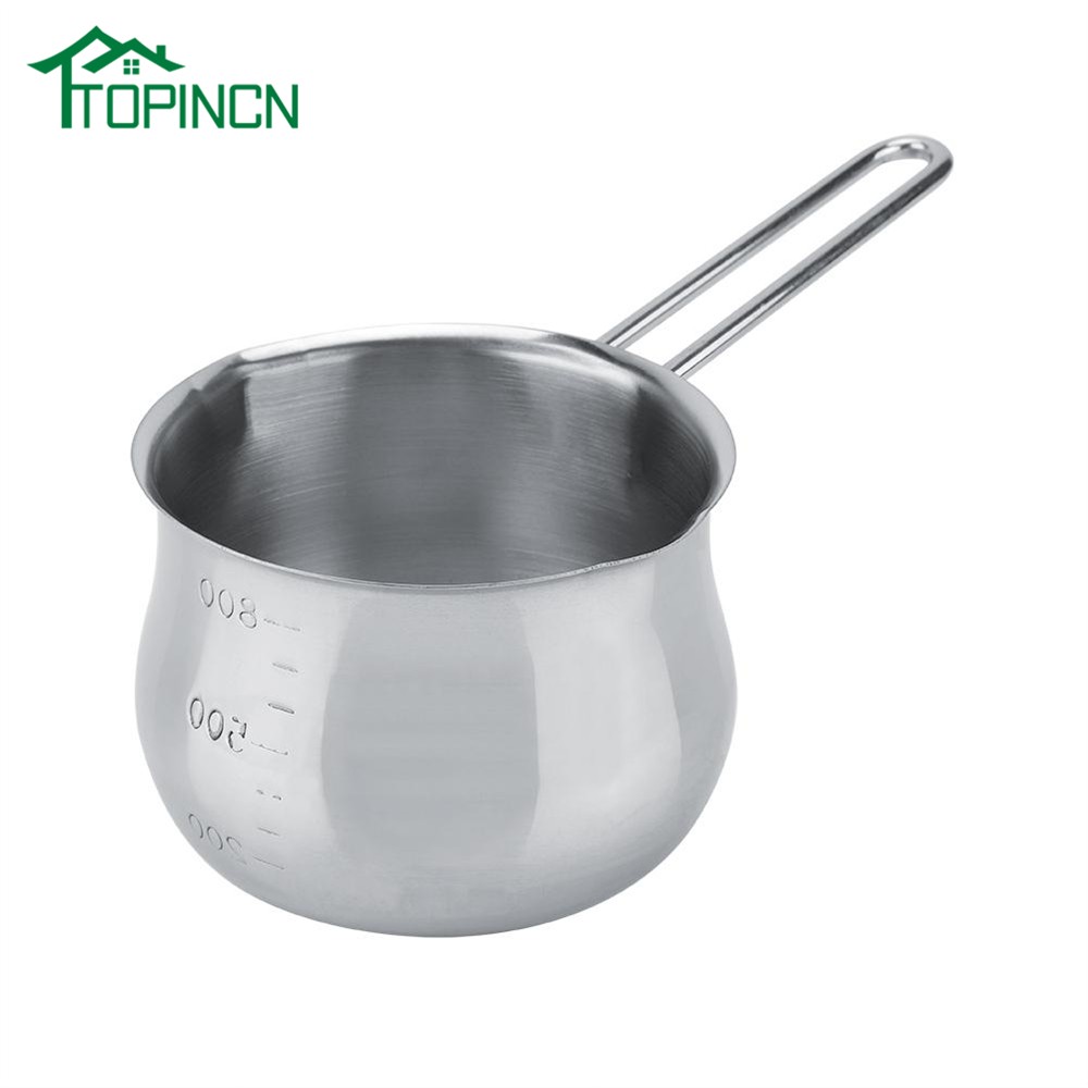 TOPINCN Rvs Melk Pot Boter Chocolade Melting Pot Kaas Bakken Pot