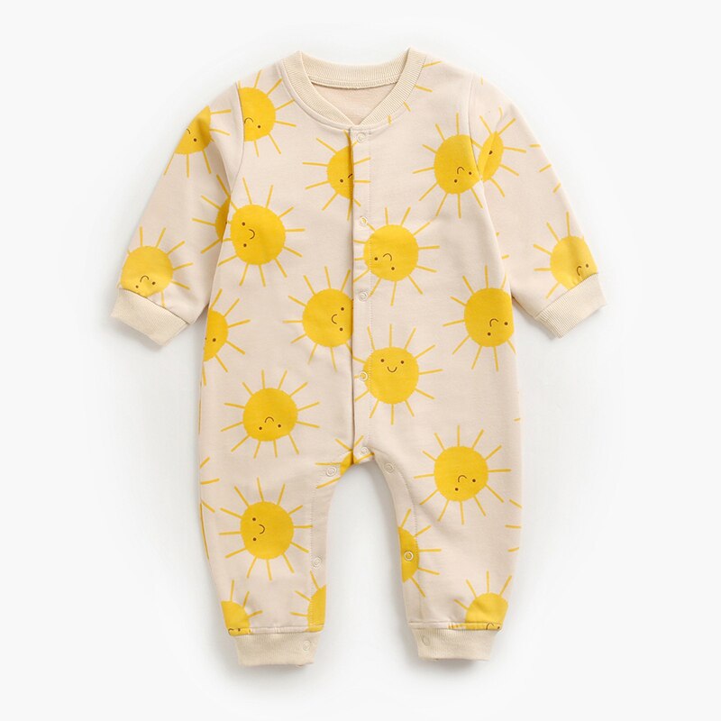 Pagliaccetti per neonati Melario Baby Boys Girls pagliaccetti a maniche lunghe Cartoon Infant tuta Baby Toddler Clothes: AH1666 Khaki / 0-6M