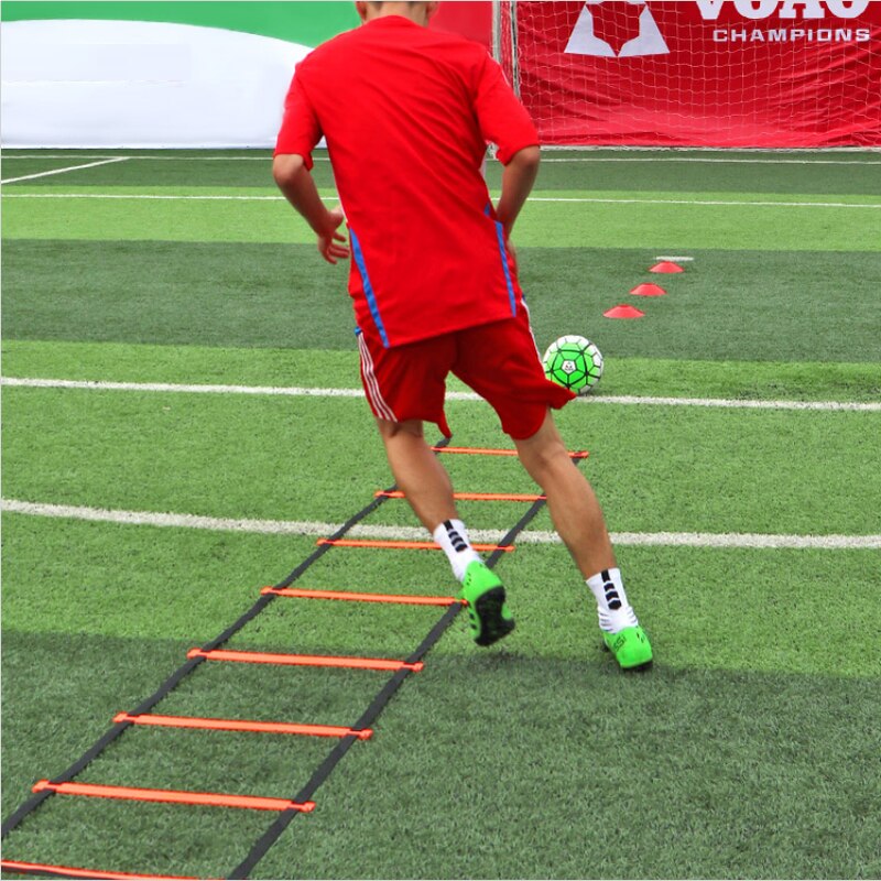 Sports Agility Speed Ladder Soccer Training Ladders Stairs Agile Staircase Fitness Football Speed Ladder Nylon Straps Equipment