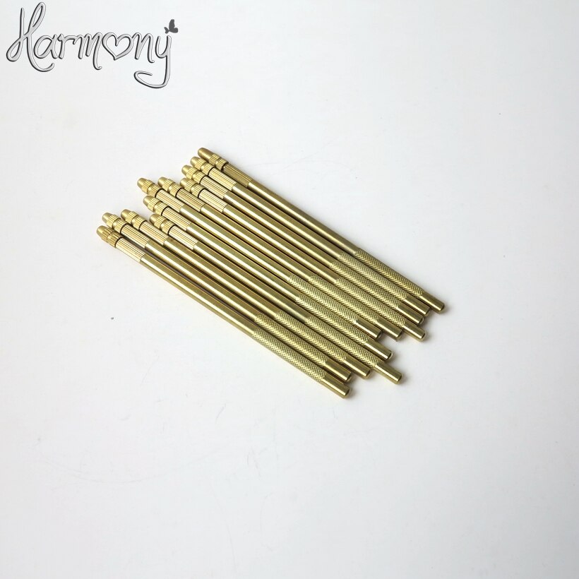 5 pieces Bronze Lace Wig Ventilating Holder and Needle-make or repair your own lace wig easy to use