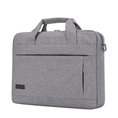 Taschen für männer Messenger Taschen Männlich Polyester Aktentasche Große Kapazität Laptop Handtasche für Männer Frauen Bussiness Notebook Tasche: Grau