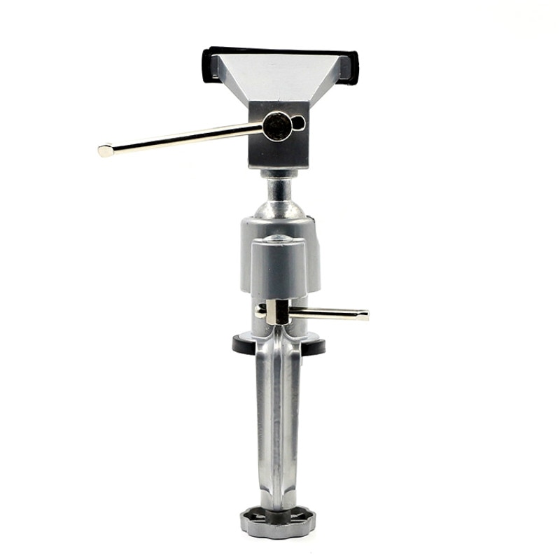 360 Rotating Universal Clamp-on Bench Vises Holder Mini Electric Drill Stand Make the Grinder Flat for Woodworking
