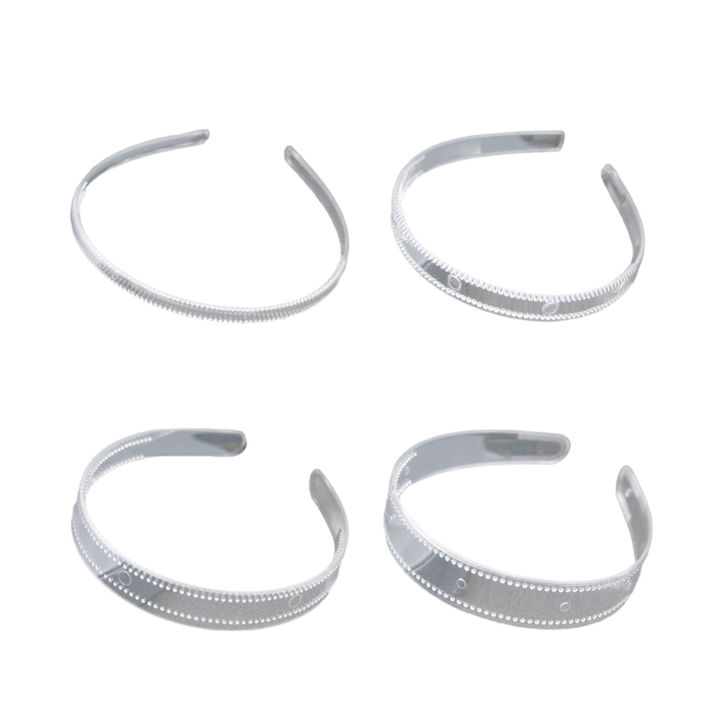 Diadema ancha y fina transparente para mujer, aro de pelo dentado para novia, 8mm/12mm/20mm/25mm, diadema de plástico transparente para , uso diario