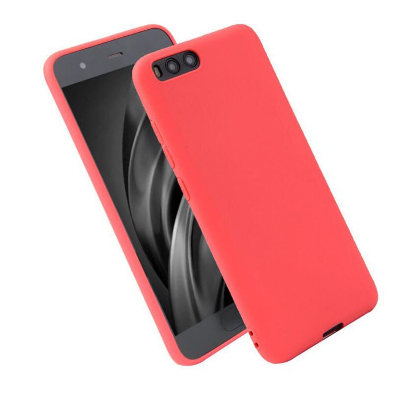 Caso di TPU Della Caramella per Xiaomi Mi 6 Opaca Della Copertura Xiaomi Mi6 del silicone Molle di TPU Caso Della Copertura Posteriore Xiaomi Mi 6