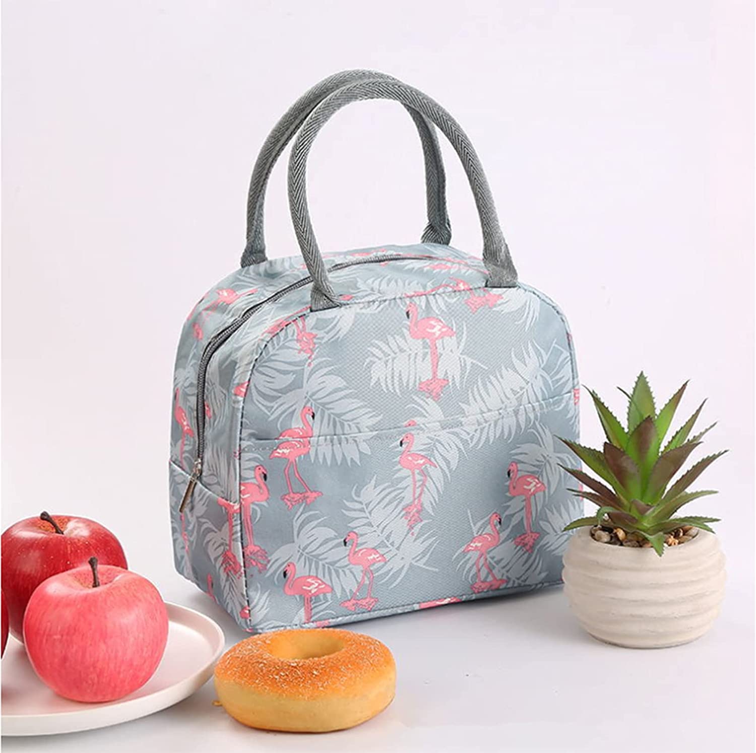 Portable Lunch Bag Cotton Thermal for Kids Insulated Waterproof Canvas Picnic Food Storage Insulation Cool Food Storage Bag Box