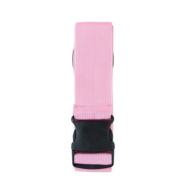 Travel Classic Practical Luggage Straps Adjustable Luggage Belt Baggage Suitcase Accessories Travel 180cm: Pink