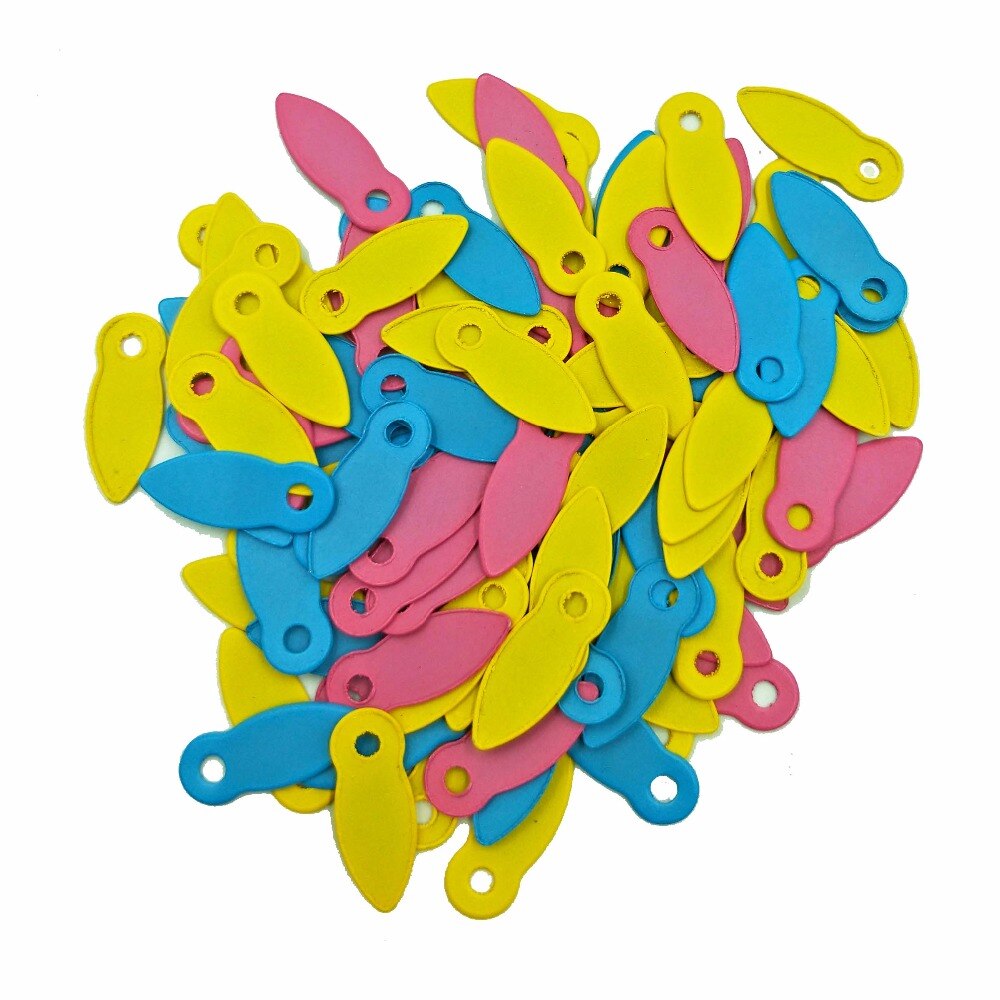 Marco de decoración para álbum de fotos, 100 Uds. + caja de almacenamiento, bricolaje, clavos giratorios para álbum de recortes, botones de adorno, 6 colores