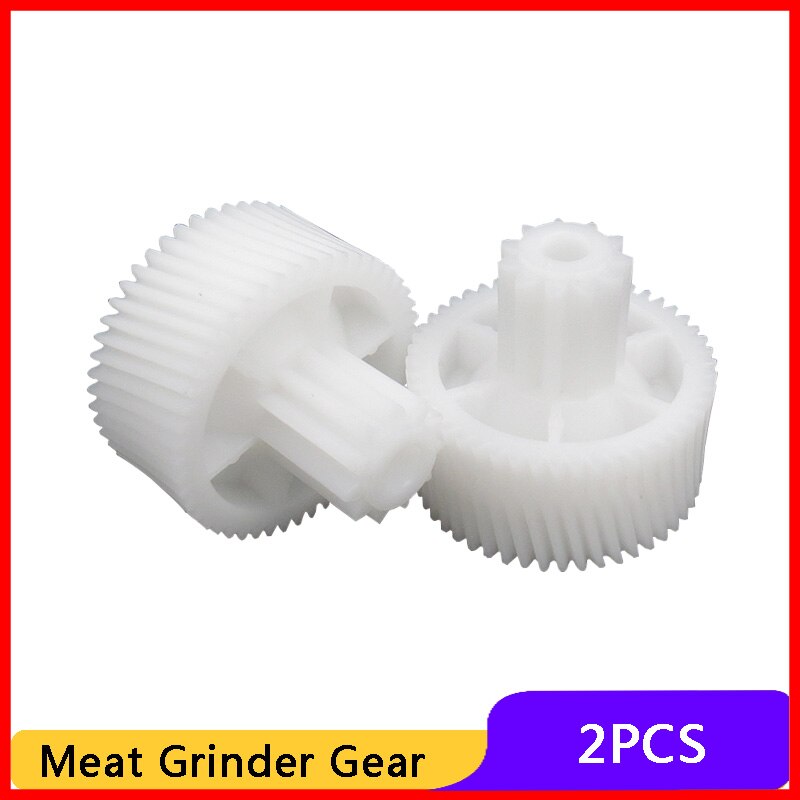2 sztuk koła zębate części zamienne robić gospodarstwa domowego elektryczne maszynki robić mielenia mięsa plastikowe maszynka do mięsa koła dla Moulinex HV2 HV4 HV6 urządzenie kuchenne