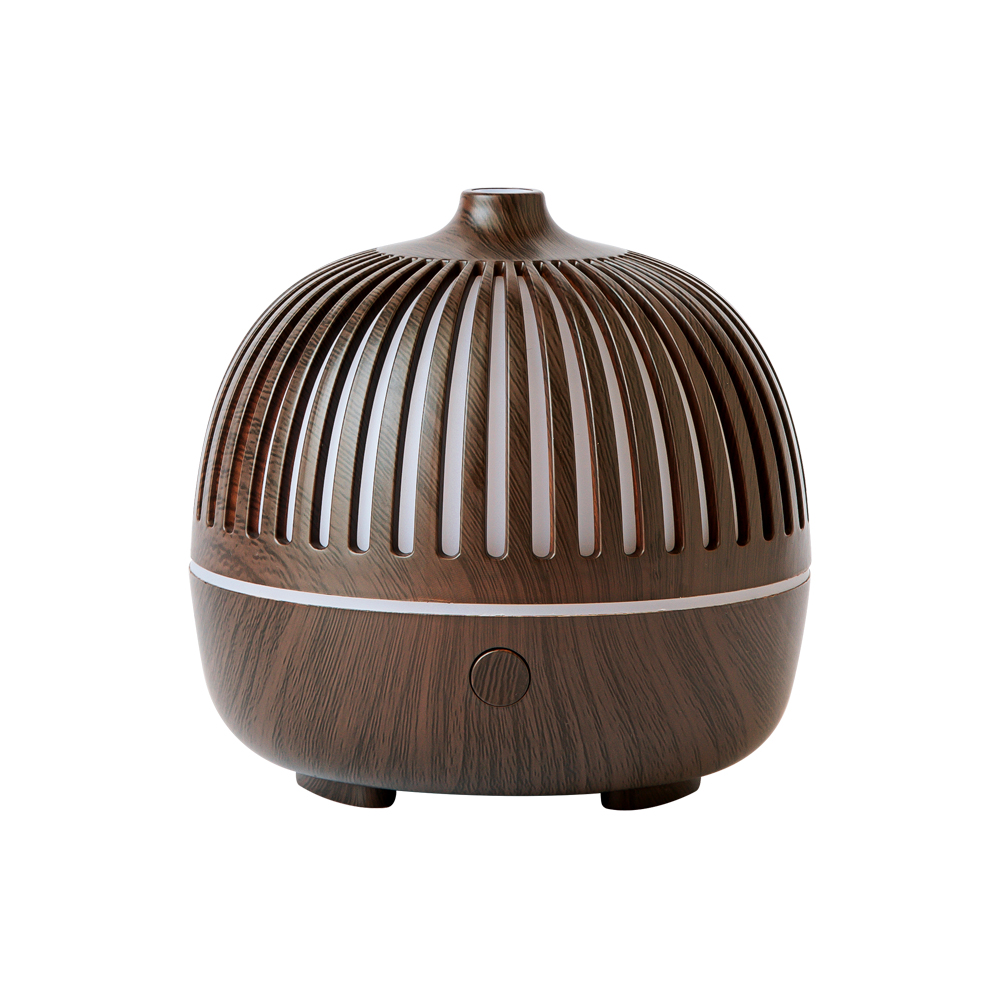 Aroma Diffuser Usb Luchtbevochtiger Ultrasone Essentiële Olie Diffuser 7 Kleur Led Gradiënt Luchtverfrisser: brown1