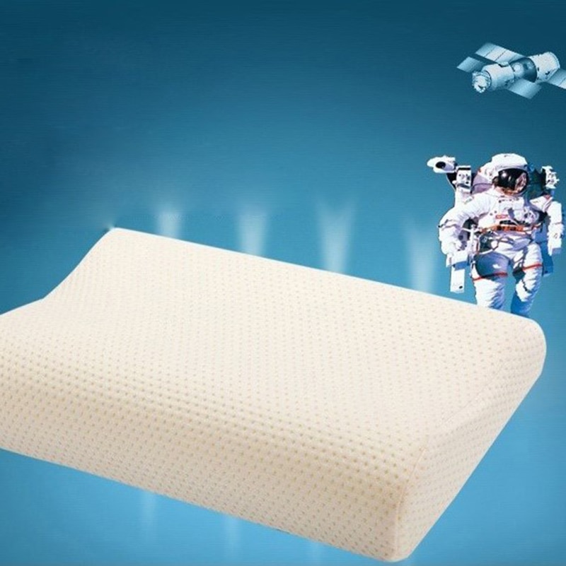 Memory Foam Orthopedisch Kussen Golf Kussen Voor Nekpijn Gezonde Beddengoed Kussen Nek Bescherming Trage Rebound Met Pillowcase60 * 40