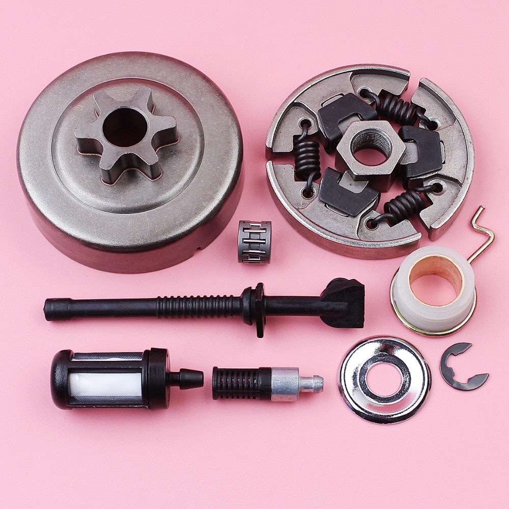 3/8 Pitch 6 Tanden Clutch Tandwiel Drum Voor Stihl MS180 MS170 018 017 MS 180 170 Kettingzaag Stookolie Filter line Pomp Wormwiel