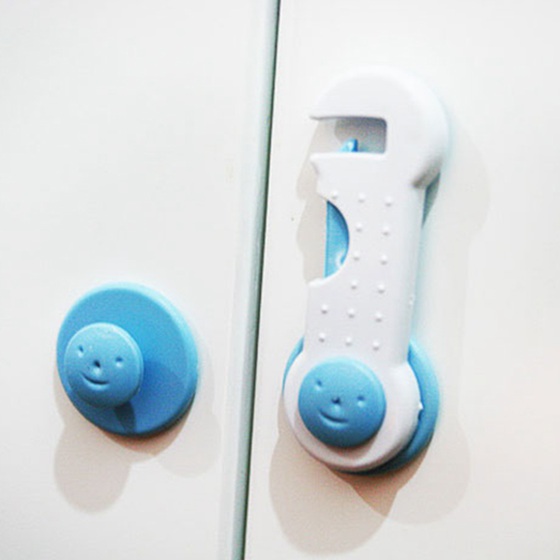 ABWE Best Universal Adhesive/Childproof/Babyproof Cabinet Door&Cupboard Lock&Fridge Drawer(2pcs)