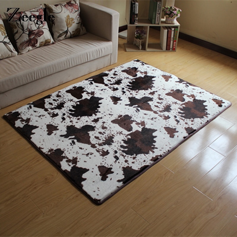 Zeegle tapis de sol Shaggy tapis pour salon enfant chambre à côté tapis tapis de bain antidérapant cuisine tapis absorbant