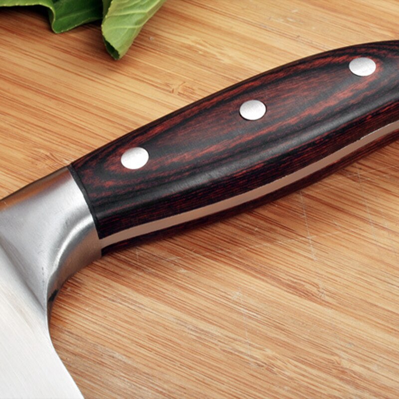 Knife Kitchen Chopping Chef Knives Tool Stainless Steel Wood Handle Bone Cutter Meat Cleaver Slicer Vegetable Knife