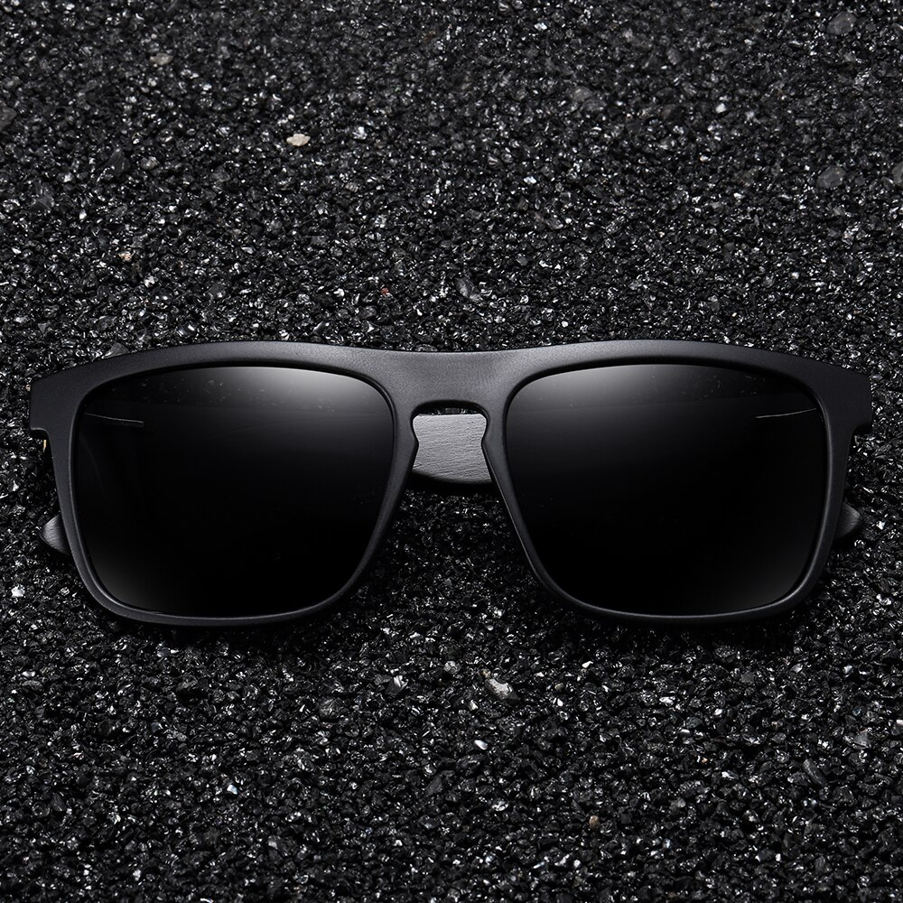 Gafas de sol de madera para hombres y mujeres Con montura negra Vintage cuadrada GM gafas de sol polarizadas Retro oculos