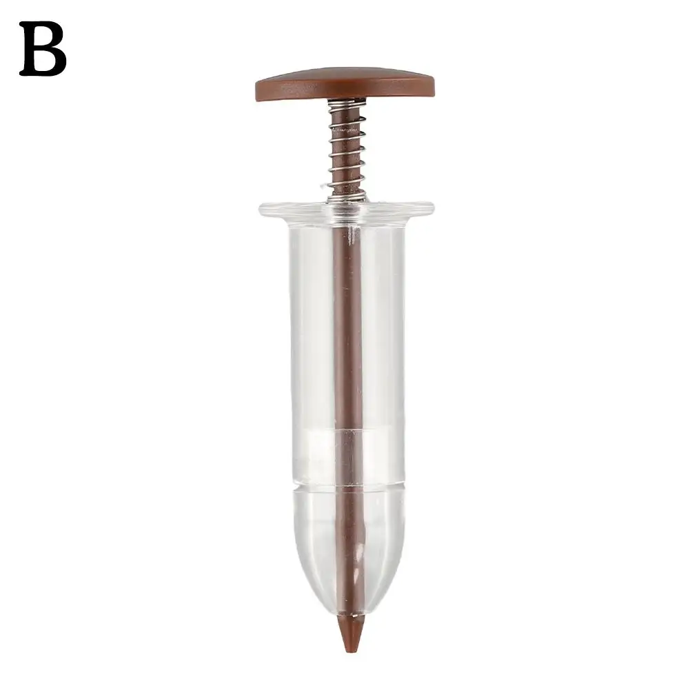 Seed Spreader Manual Planter Small Garden Planter Mini Sowing Seed Tool Dispenser Gardening Seeder Dispenser Mini Hand C3C9: Silver
