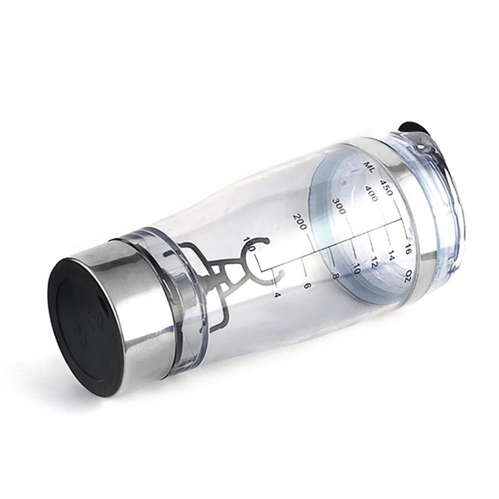 Electric Protein Shaker Bottle 450ML Portable Mixer Cup USB Rechargeable Shaker Cups for Albumen Powder Coffee Milk