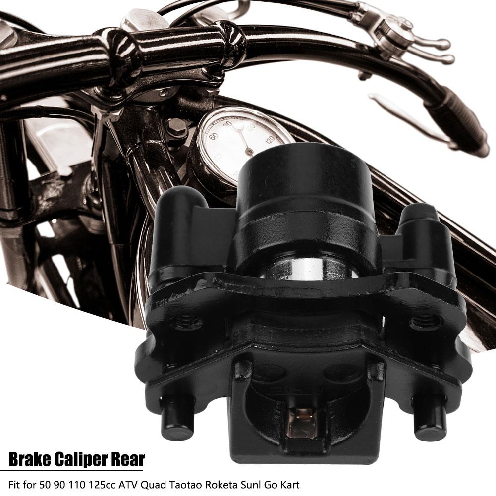 Bremsekaliber bag universal pasform til 50 90 110 125cc atv quad taotao roketa sunl go kart motorcykel tilbehør bremsekaliper