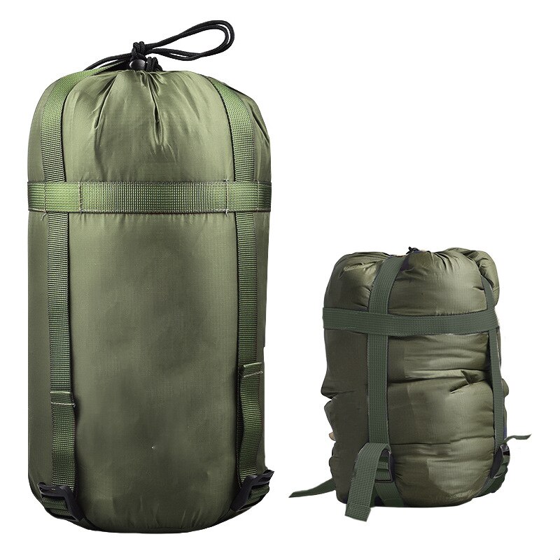Durable Sleeping Bag Storage Bag Portable Outdoor Hiking Camping Sleeping Bag Winter Compression Pack Travel Hammock Storage Bag