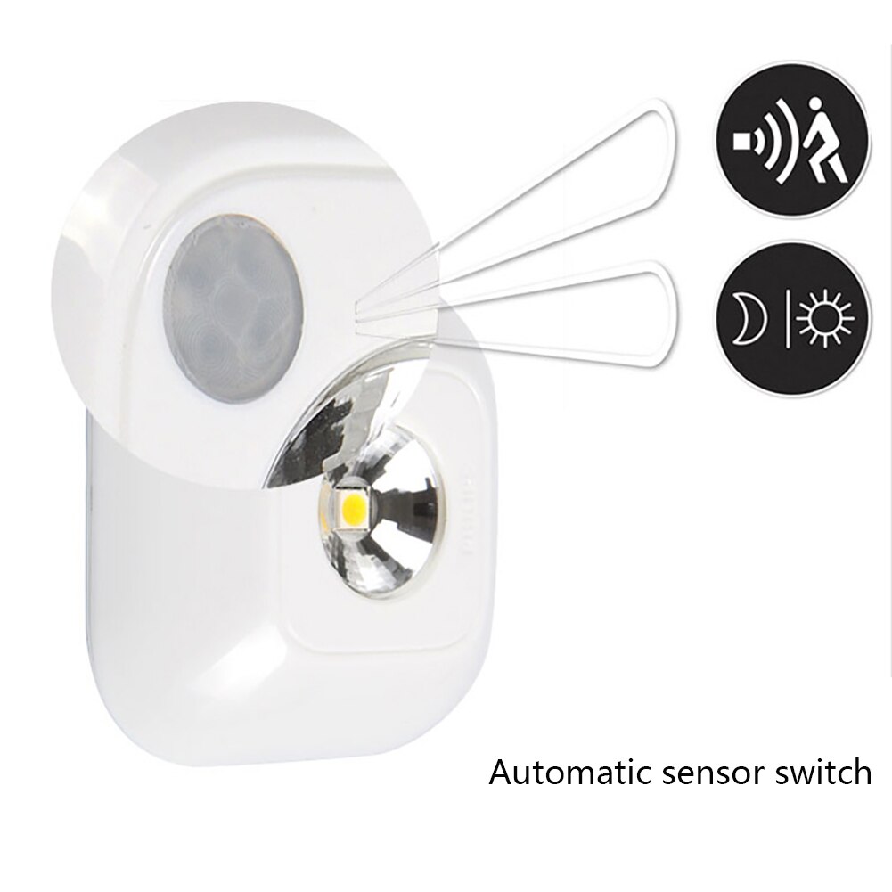 Mini PIR capteur de mouvement lumière LED veilleuse intelligente corps humain Induction veilleuse batterie placard armoire toilettes lampes lumière