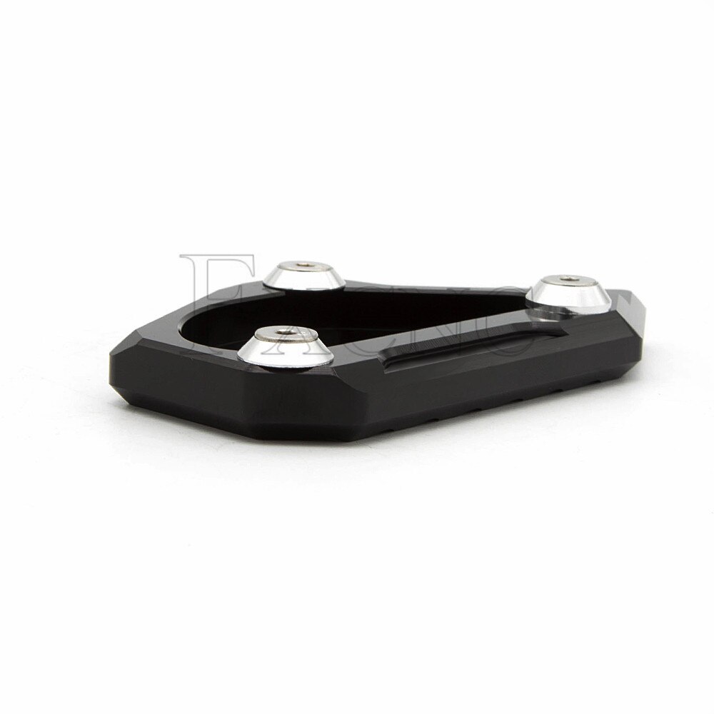 CNC-soporte lateral para motocicleta, placa de Aluninum, pata de cabra para Suzuki DL650, V-STROM, VStrom, , almohadillas de extensión de soporte